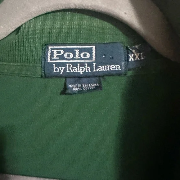Vintage Polo by Ralph Lauren Men's Classic Green Polo - Picture 3 of 3